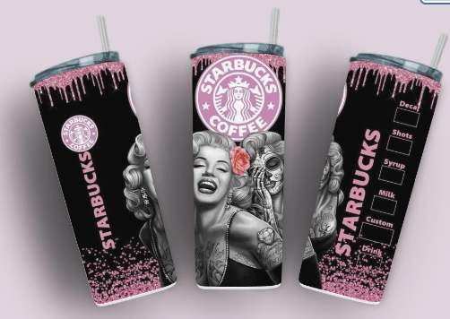 Marilyn Tumbler - Glittermetimbra