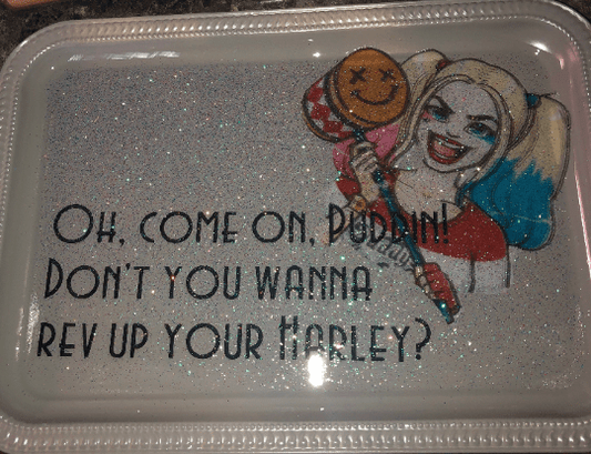 HARLEY Q ROLLING TRAY - Glittermetimbra