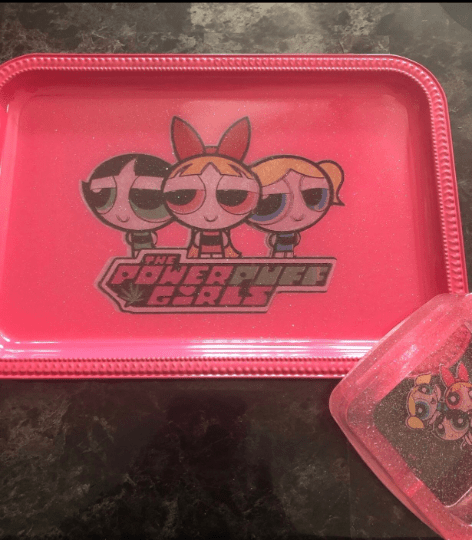 POWERPUFF GIRLS ROLLING TRAY - Glittermetimbra