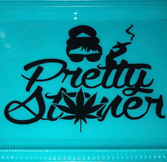 PRETTY STONER ROLLING TRAY - Glittermetimbra